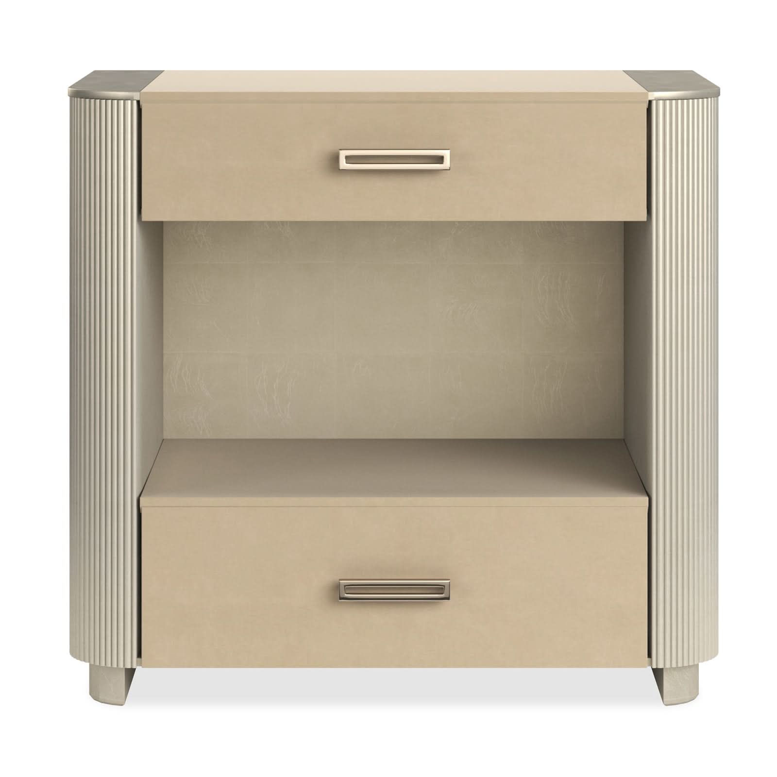 Caracole Love-Ly! Bedside Table in Oracle   Nicholas John Interiors