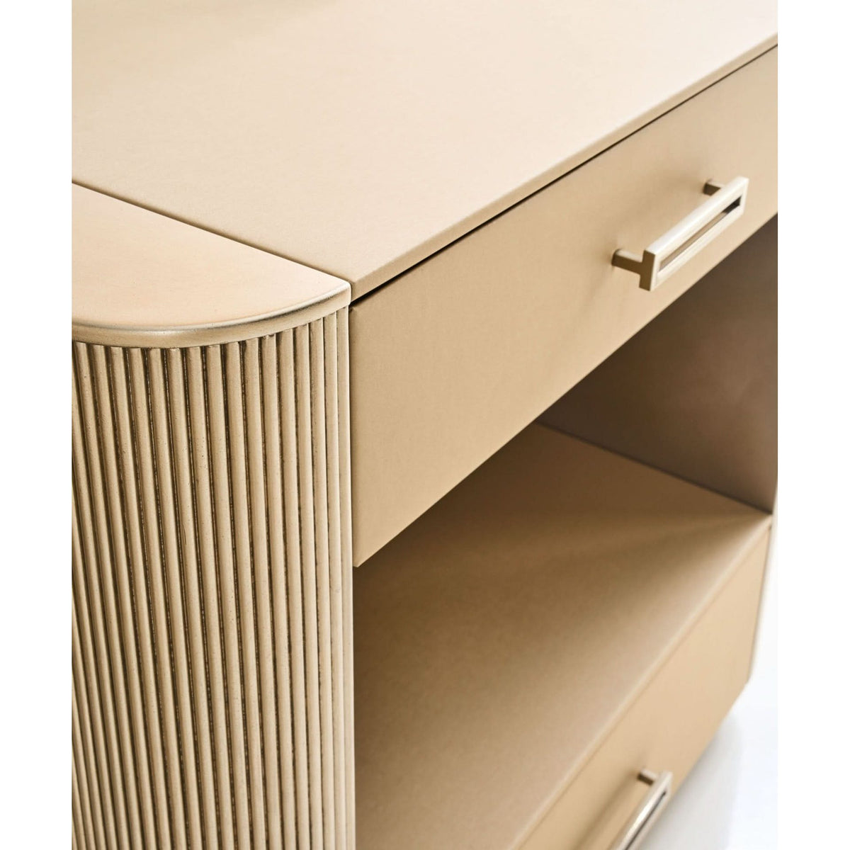 Caracole Love-Ly! Bedside Table in Oracle   Nicholas John Interiors