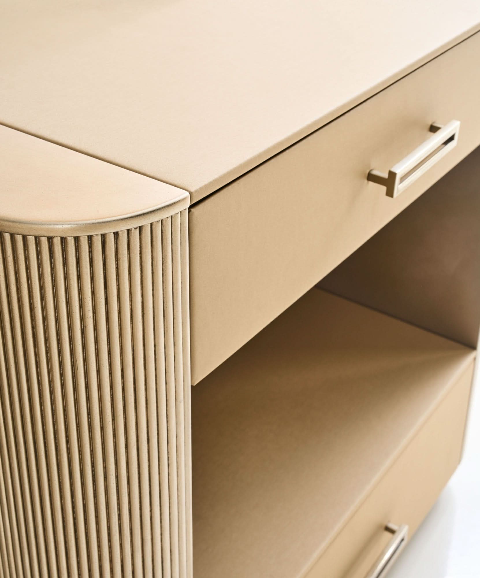 Caracole Love-Ly! Bedside Table in Oracle   Nicholas John Interiors