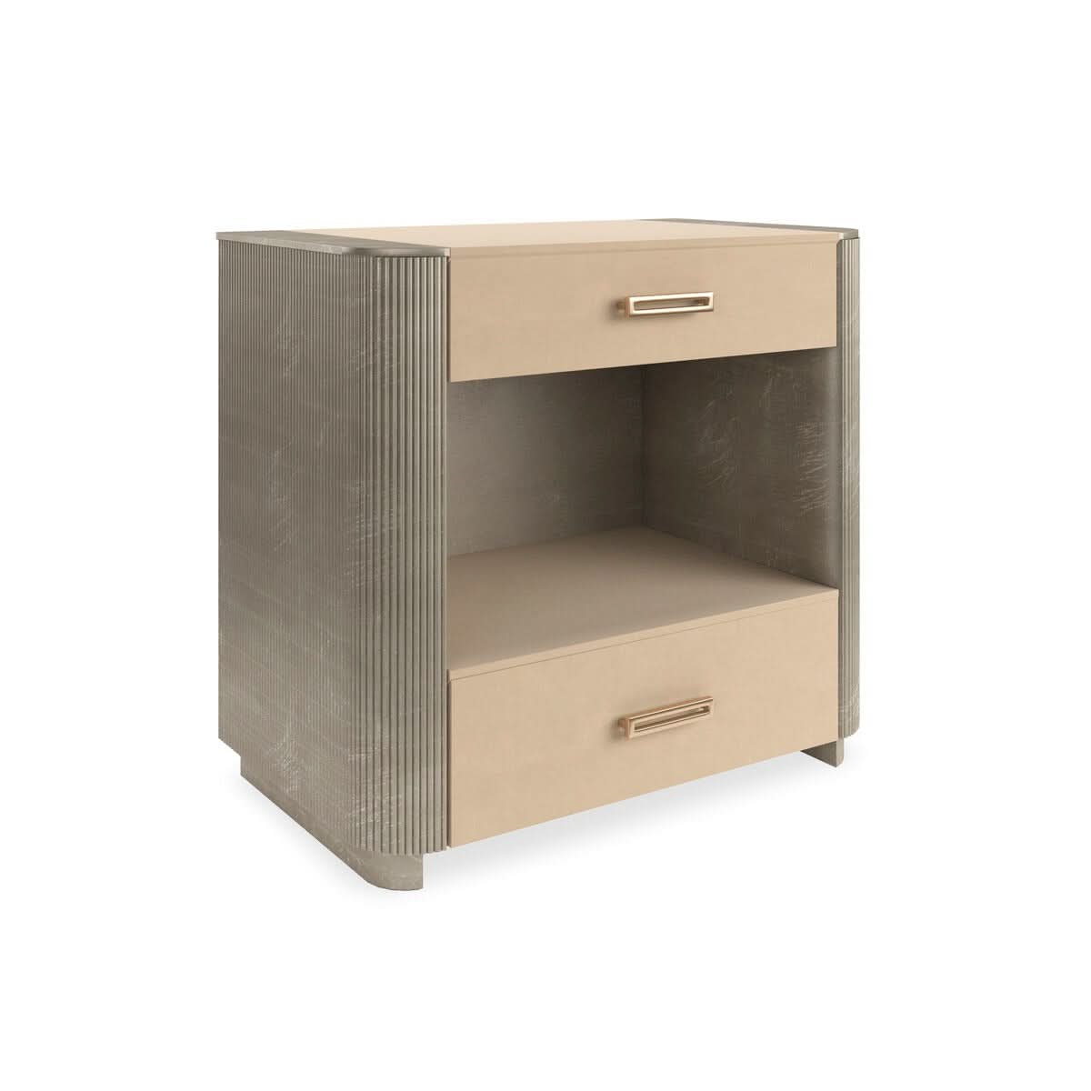 Caracole Love-Ly! Bedside Table in Oracle   Nicholas John Interiors