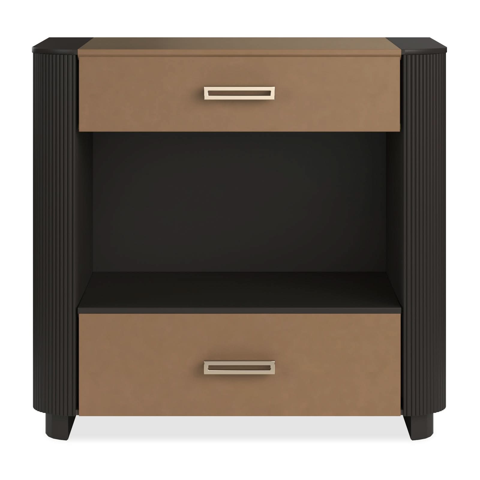 Caracole Love-Ly! Bedside Table in Dark Chocolate   Nicholas John Interiors