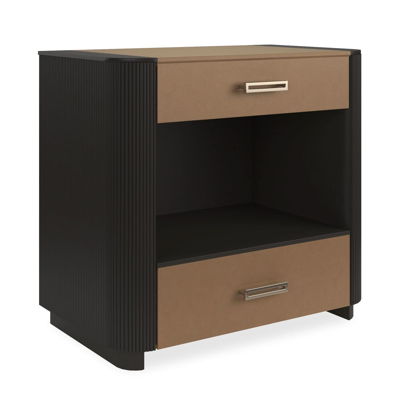 Caracole Love-Ly! Bedside Table in Dark Chocolate   Nicholas John Interiors