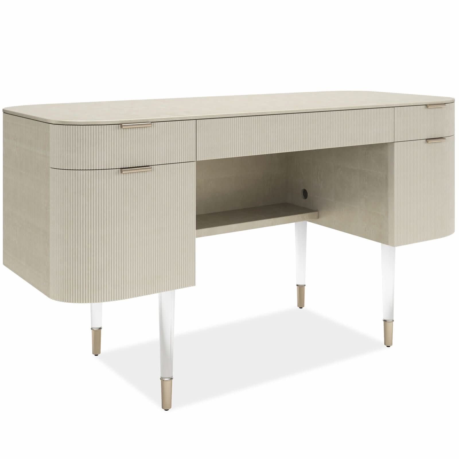 Caracole Lady Love Dressing Table in Oracle   Nicholas John Interiors