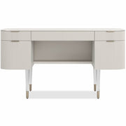 Caracole Lady Love Desk / Dressing Table in Matte Pearl   Nicholas John Interiors