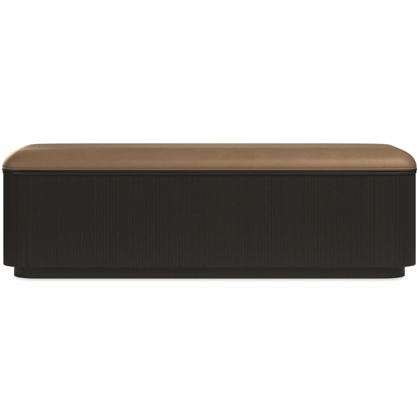 Caracole For The Love Of Bed Bench in Chocolate   Nicholas John Interiors