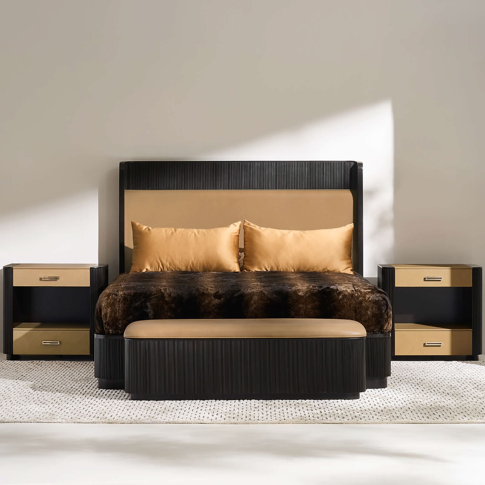 Caracole For The Love Of Bed Bench in Chocolate   Nicholas John Interiors
