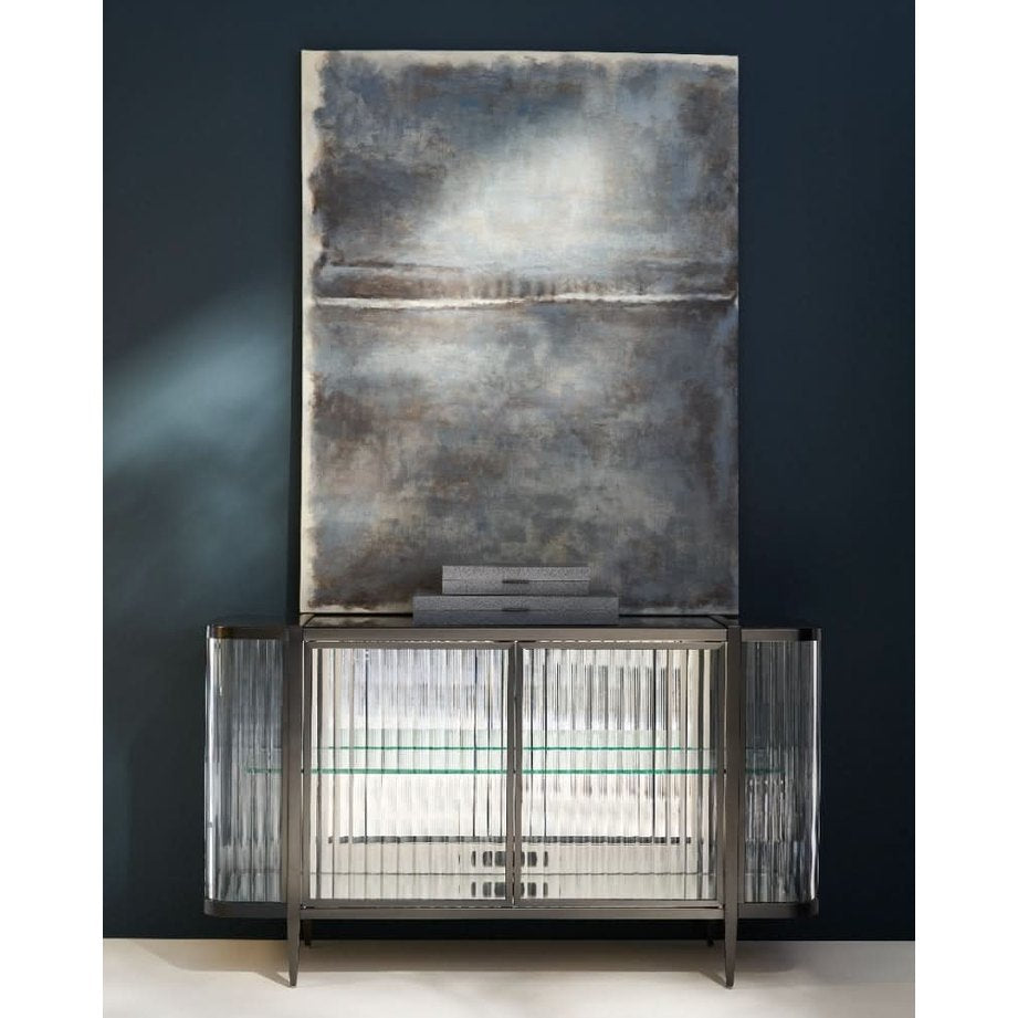 Caracole Stop And Stare Cabinet in Dark   Nicholas John Interiors