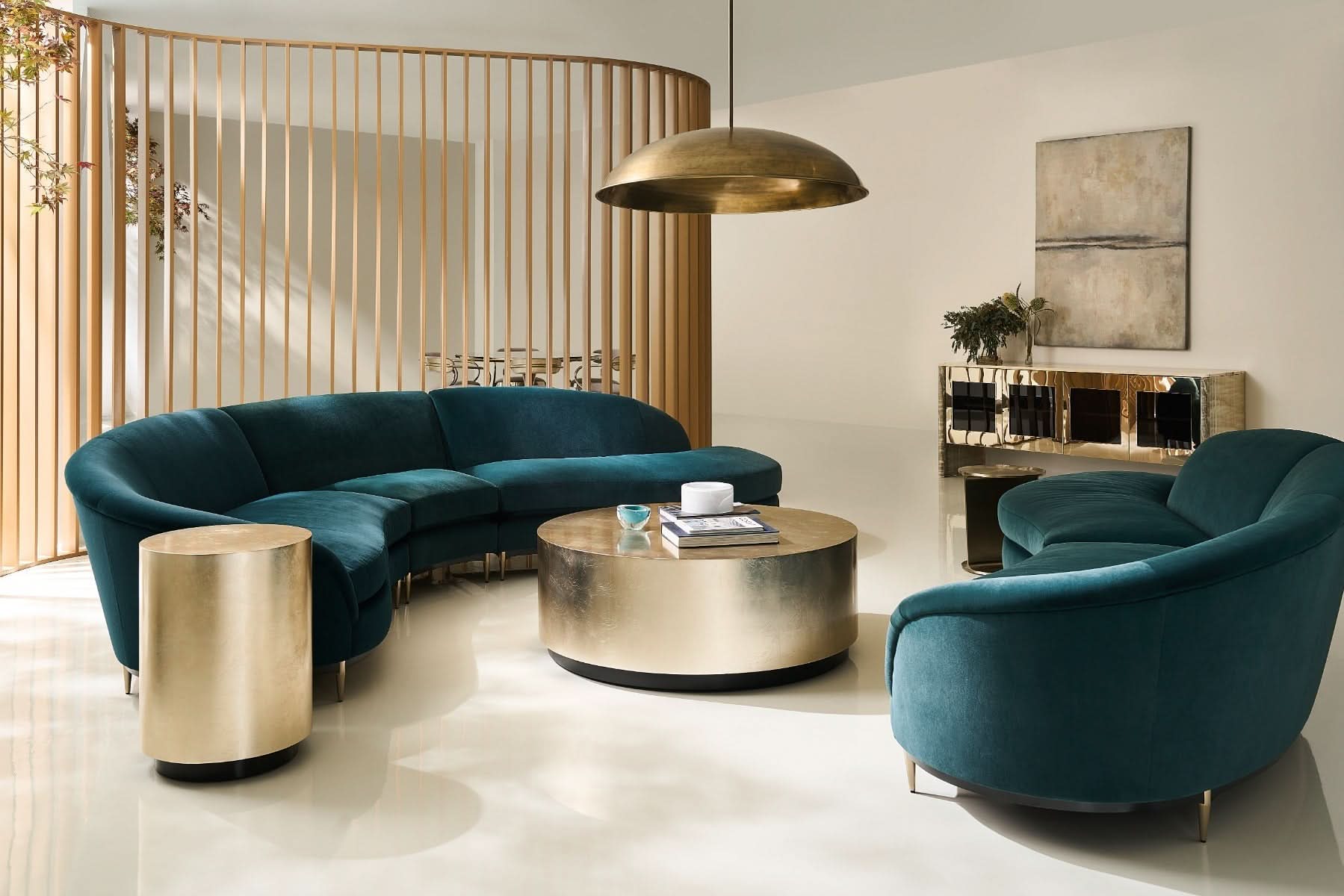 Caracole Coffee Couture Round Coffee Table   Nicholas John Interiors