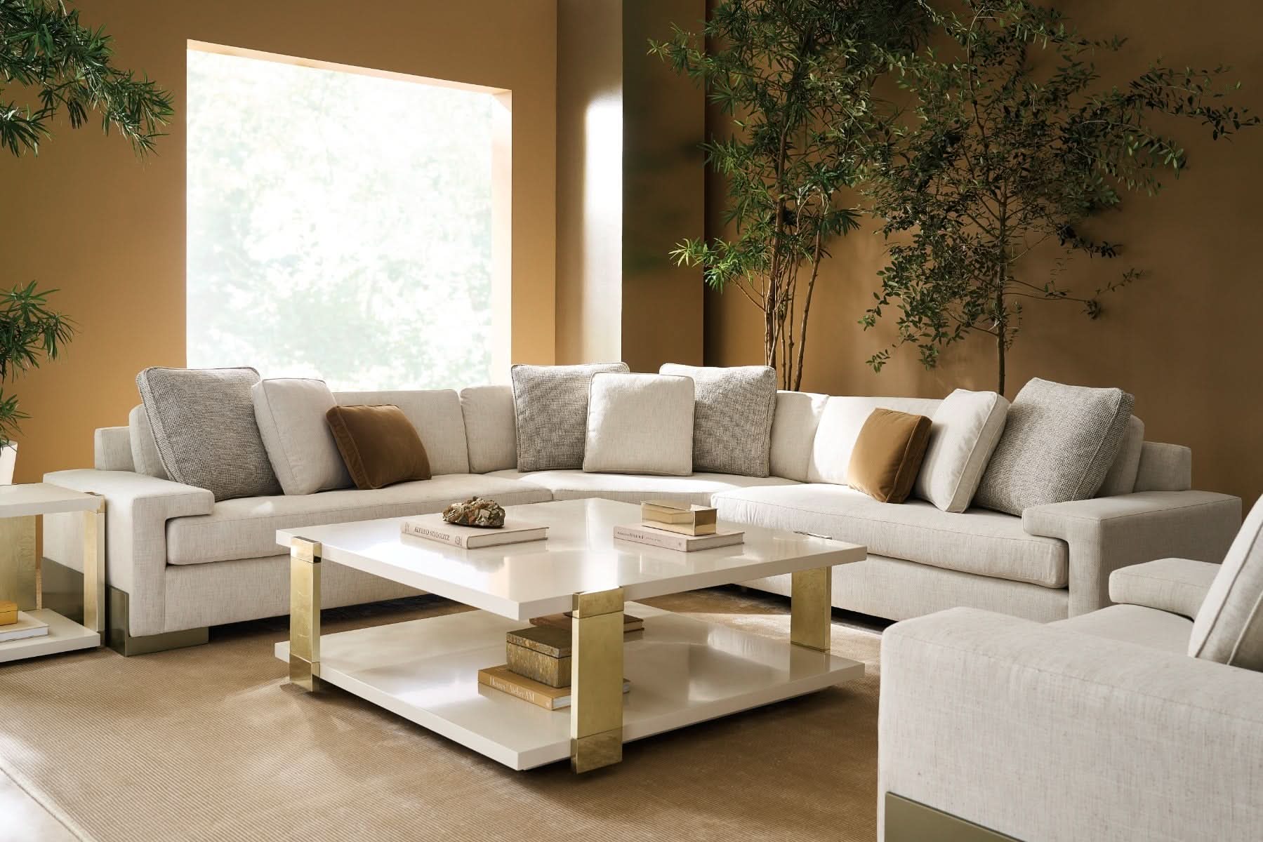 Caracole I'll Take The Corner Coffee Table   Nicholas John Interiors