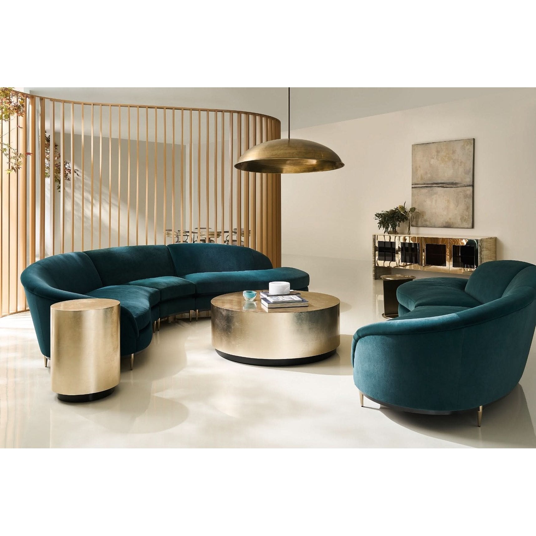 Caracole Coffee Couture Round Side Table   Nicholas John Interiors