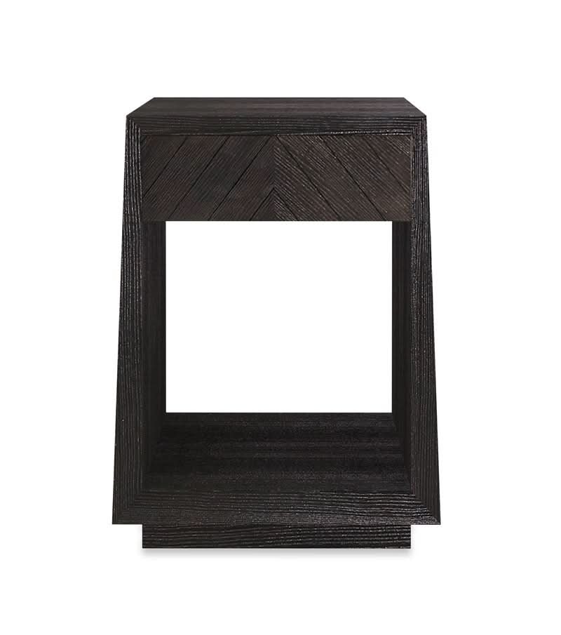 Caracole Bridges Side Table in Dark   Nicholas John Interiors
