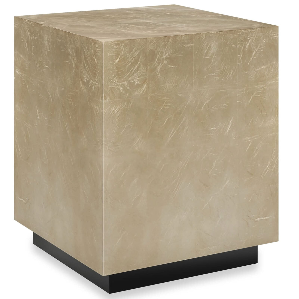 Caracole Cocktail Couture Square End Table   Nicholas John Interiors