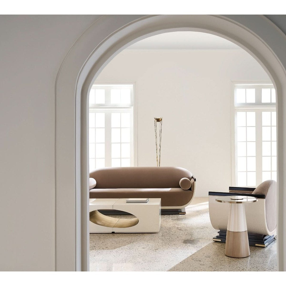 Caracole Aperture Side Table   Nicholas John Interiors