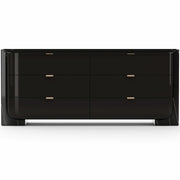 Caracole Overlap Chest of Drawers in Dark   Nicholas John Interiors
