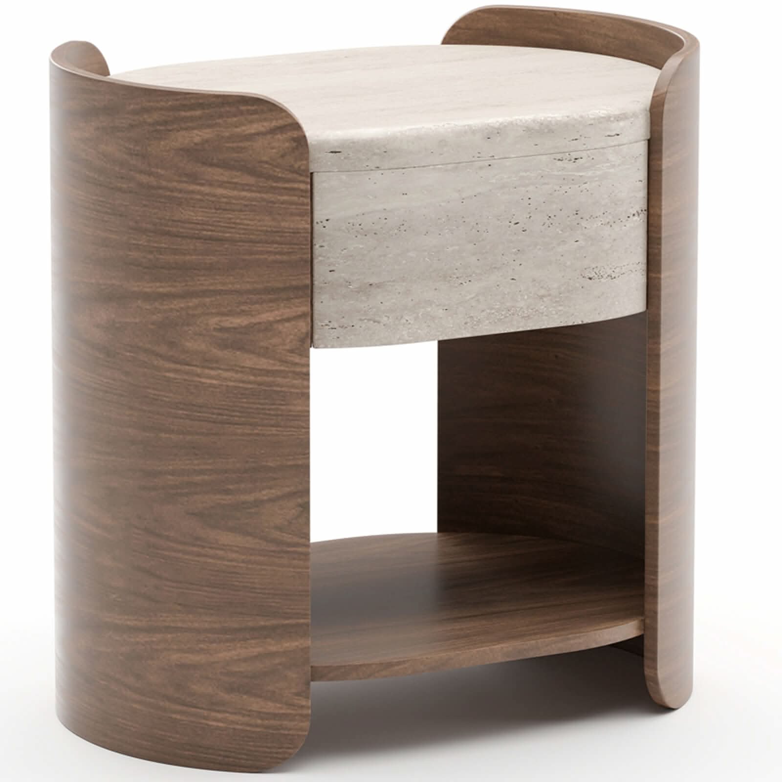 Caracole Fleur Open Bedside Table   Nicholas John Interiors