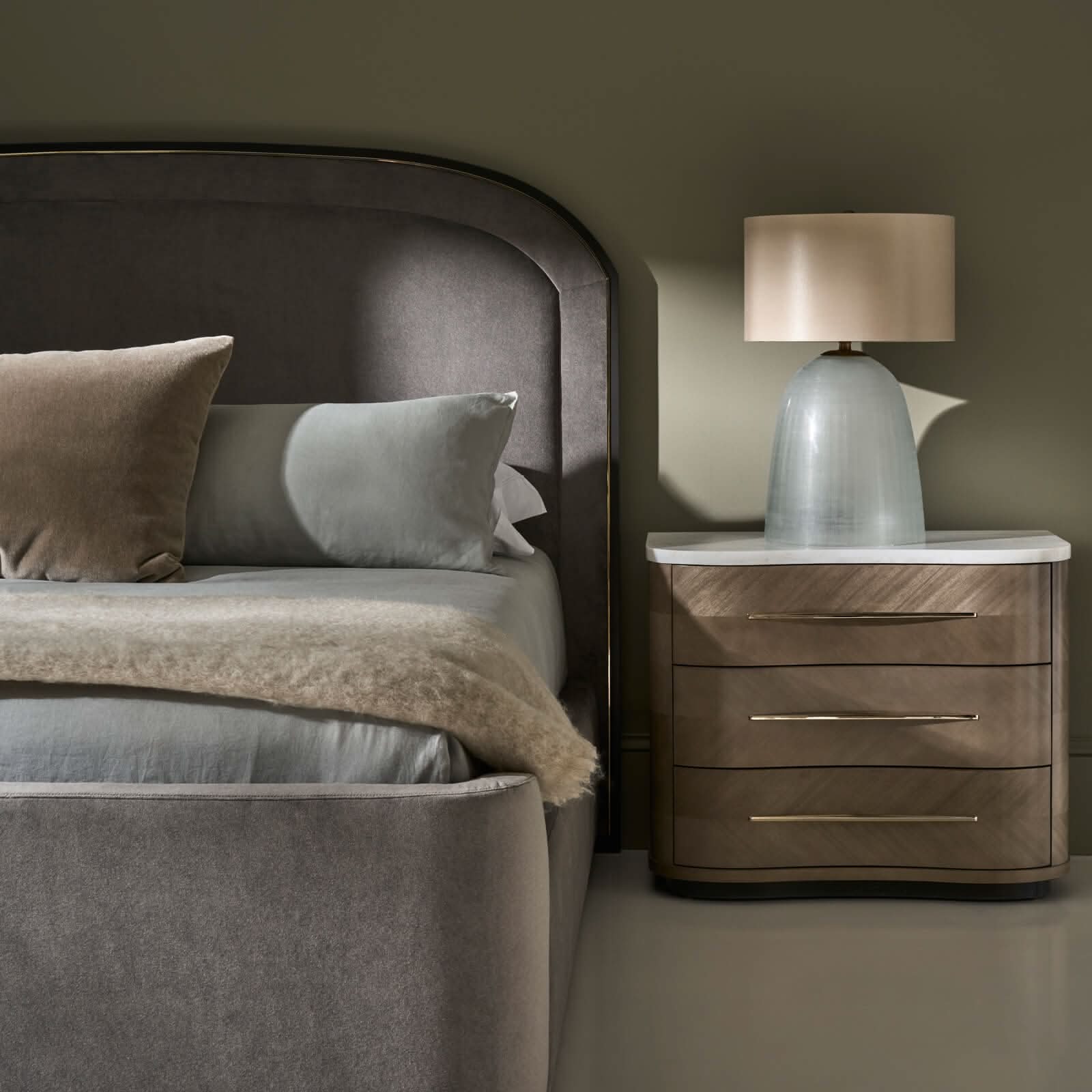 Caracole Nomadic Bedside Table   Nicholas John Interiors
