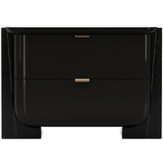Caracole Overlap Bedside Table in Dark - Large   Nicholas John Interiors