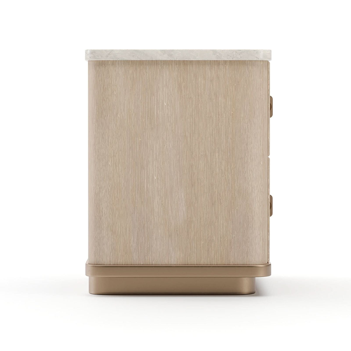 Caracole Rhythm Bedside Table in Light - Small   Nicholas John Interiors