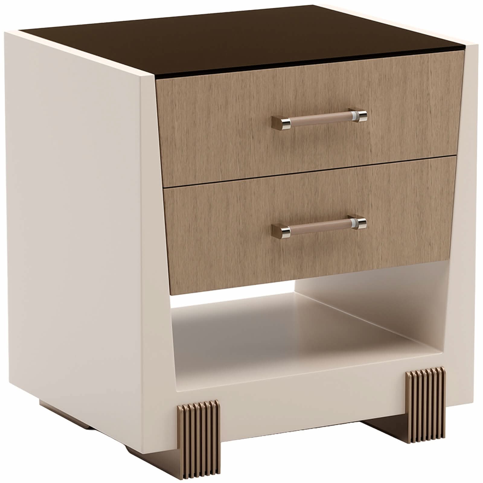 Caracole Counter Balance Bedside Table - Small   Nicholas John Interiors
