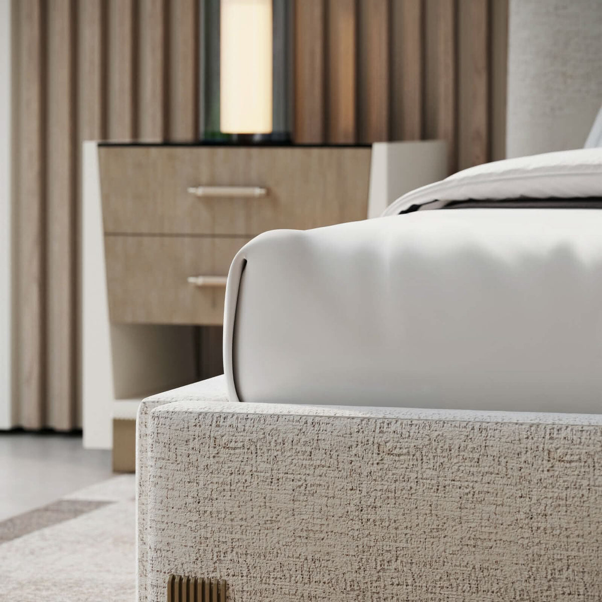 Caracole Counter Balance Bedside Table - Large   Nicholas John Interiors