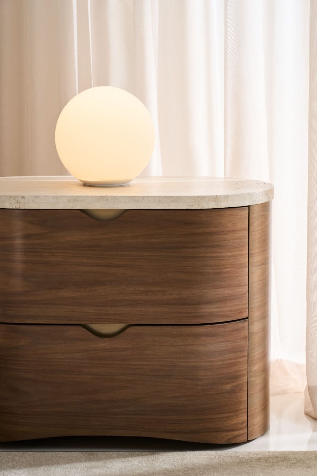 Caracole Fleur Large Bedside Table   Nicholas John Interiors