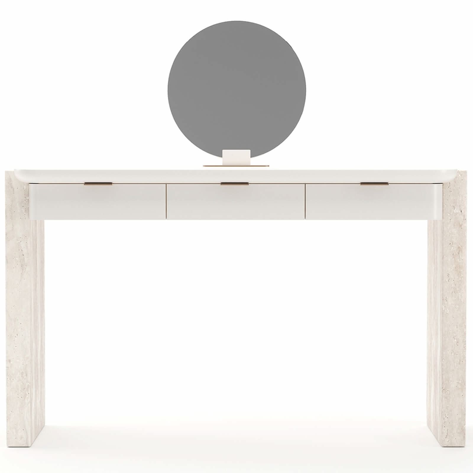 Caracole Overlap Vanity in Light   Nicholas John Interiors