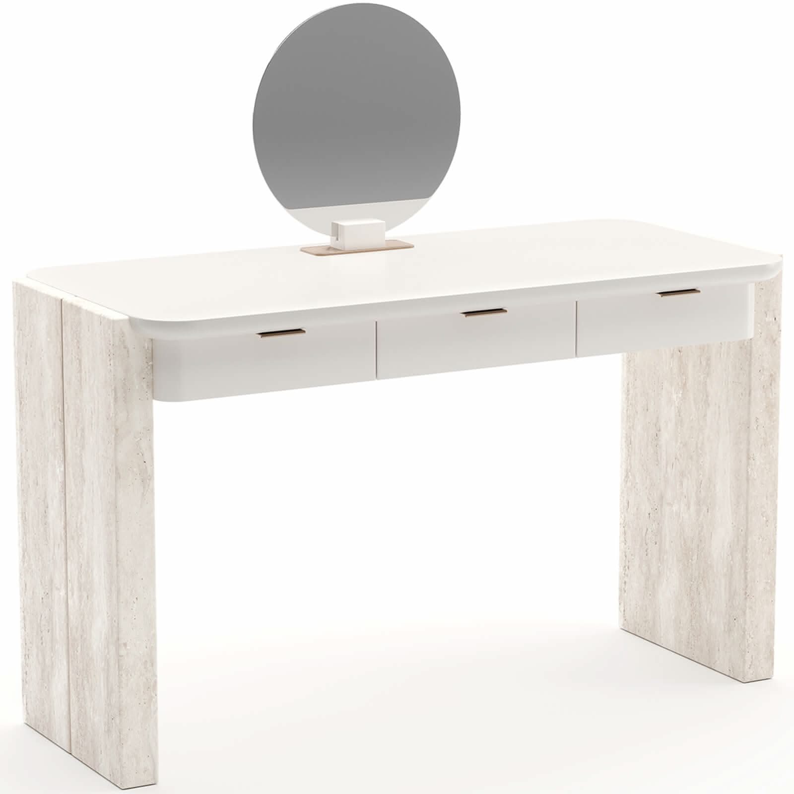 Caracole Overlap Vanity in Light   Nicholas John Interiors