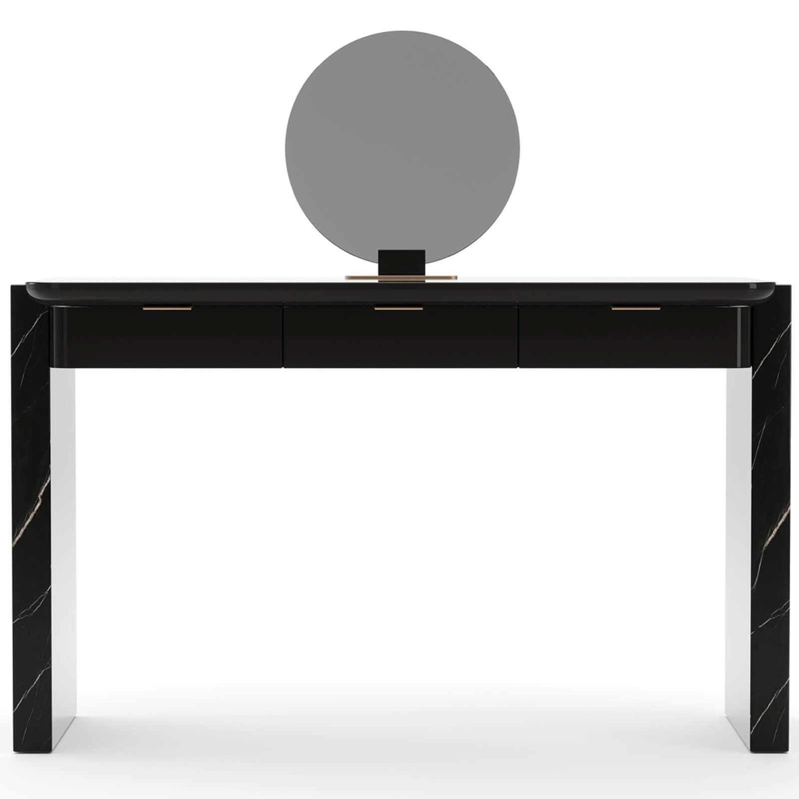Caracole Overlap Vanity in Dark   Nicholas John Interiors