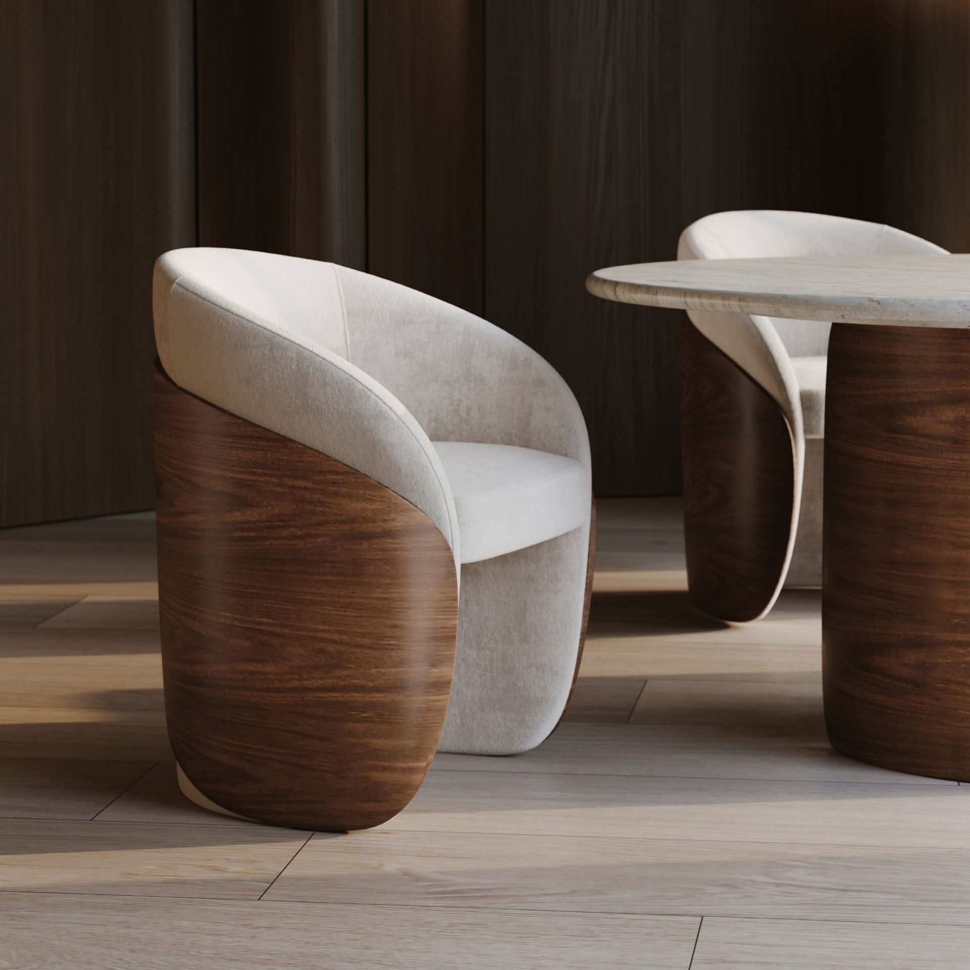 Caracole Fleur Dining Table - 152cm   Nicholas John Interiors