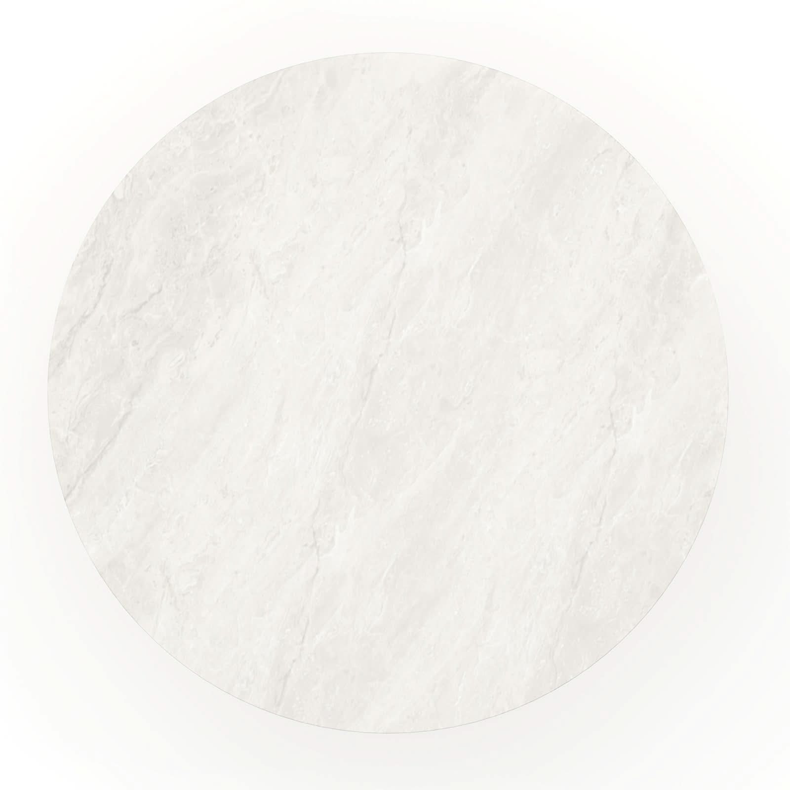 Caracole Rhythm Round Stone Top Dining Table - 147cm   Nicholas John Interiors