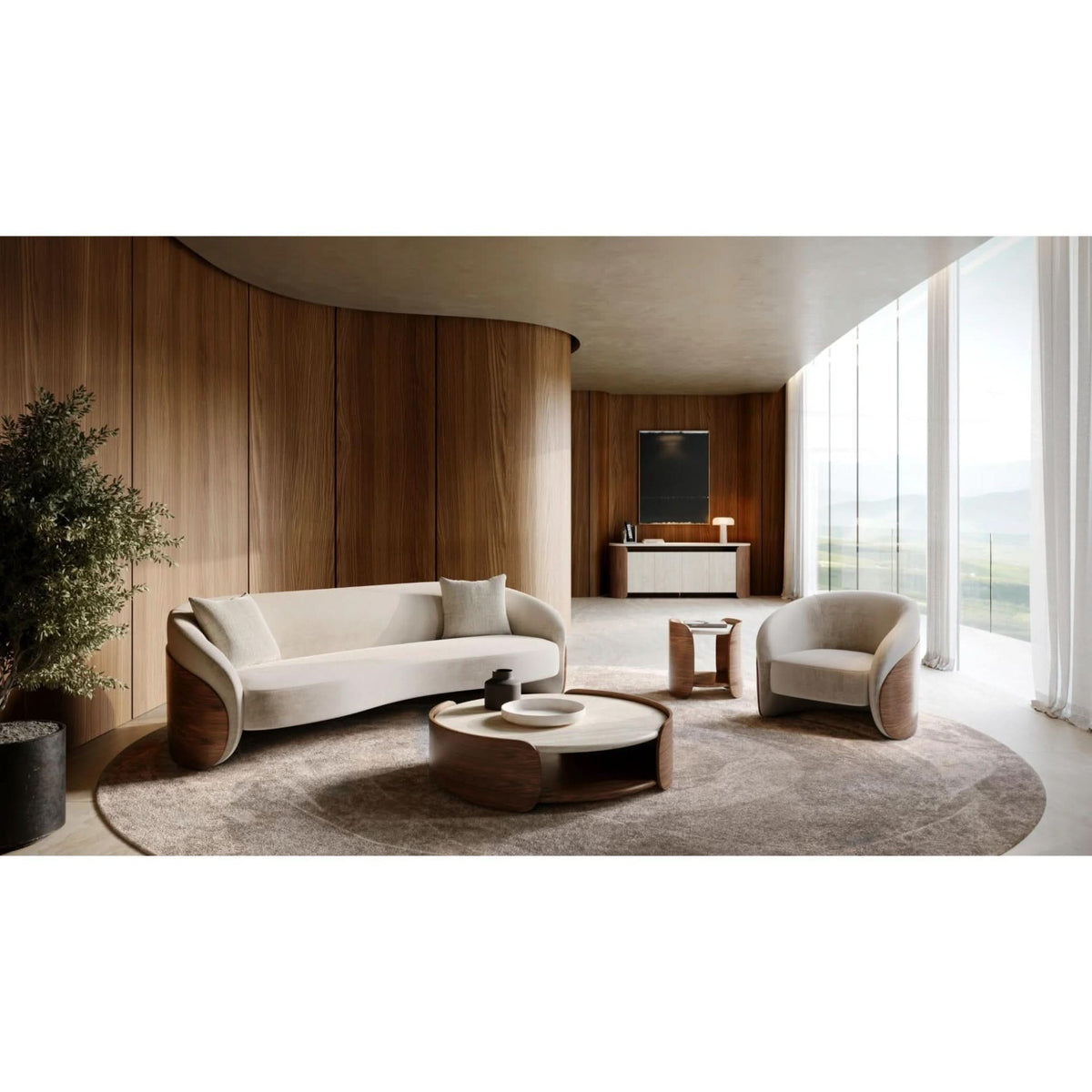 Caracole Fleur Open Sideboard   Nicholas John Interiors