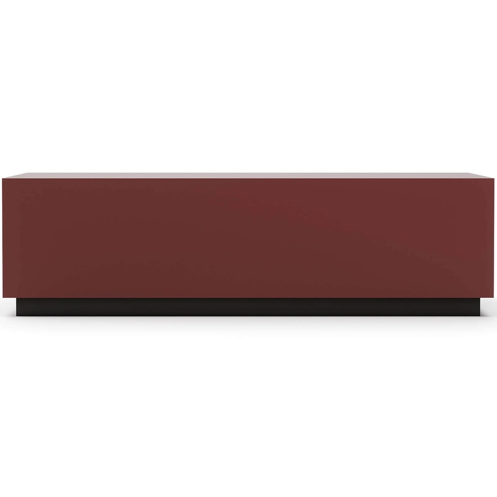 Caracole Coffee Couture Rectangle Coffee Table in Rouge   Nicholas John Interiors