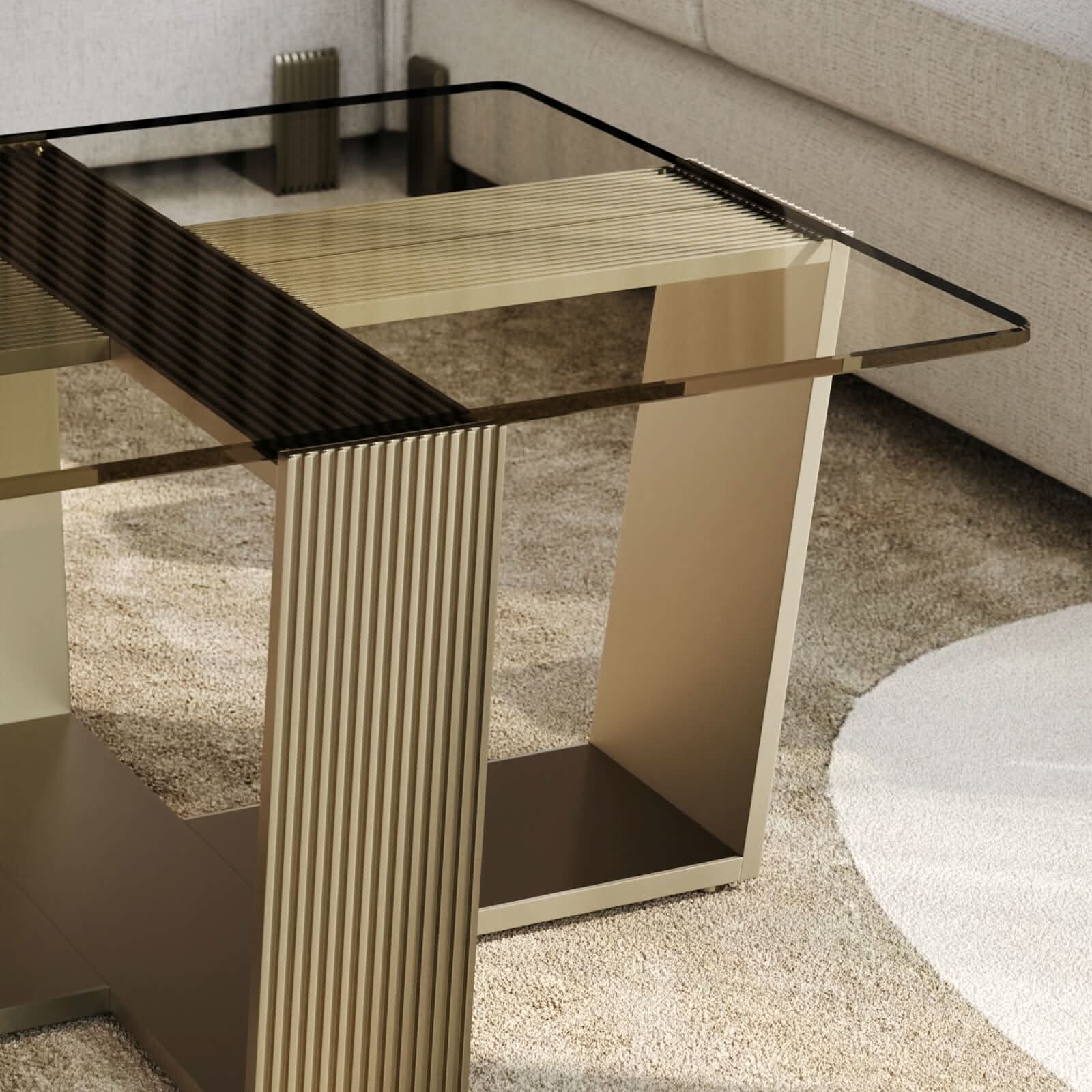 Caracole Counter Balance Coffee Table   Nicholas John Interiors
