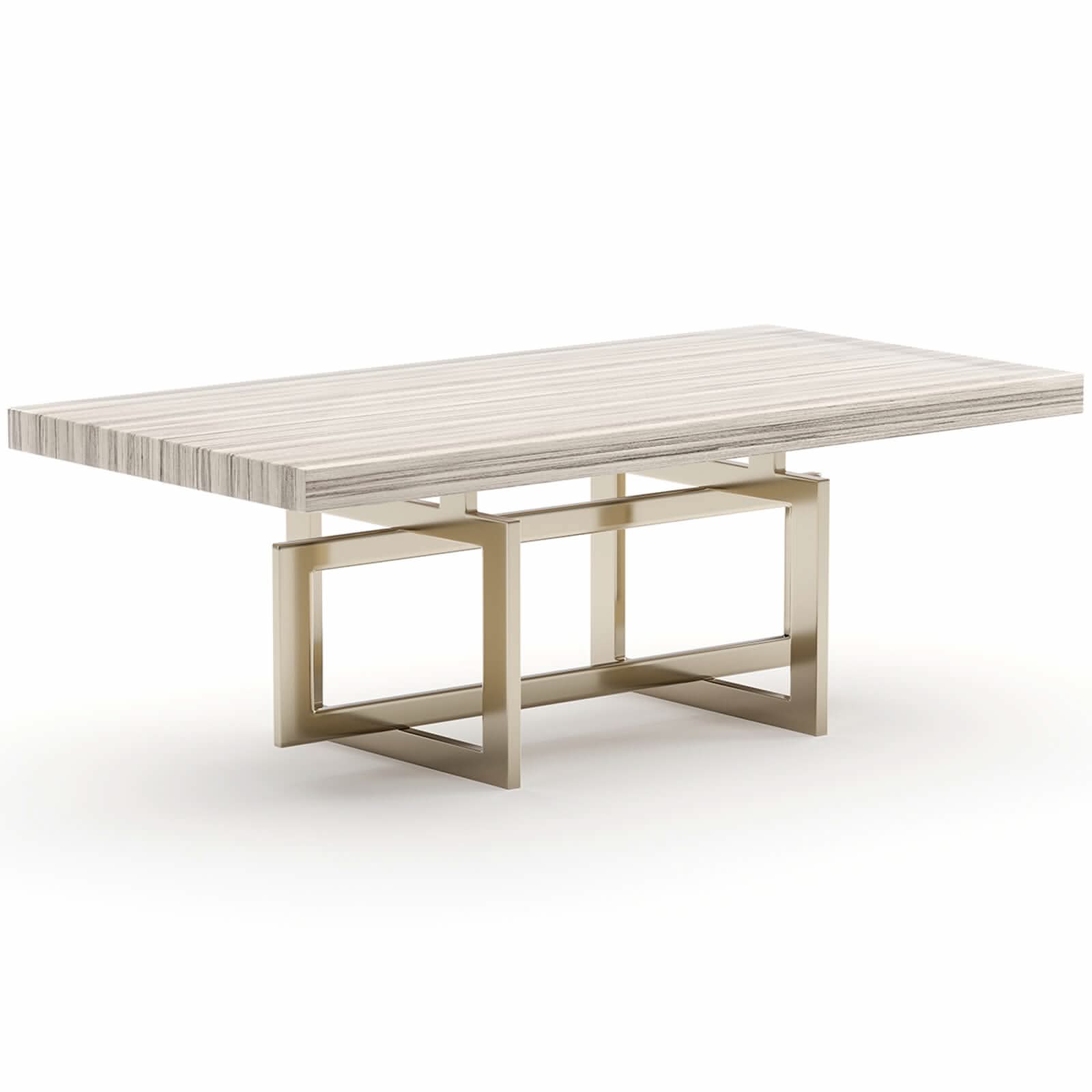 Caracole Wish You Were Here Rectangular Coffee Table in Light   Nicholas John Interiors