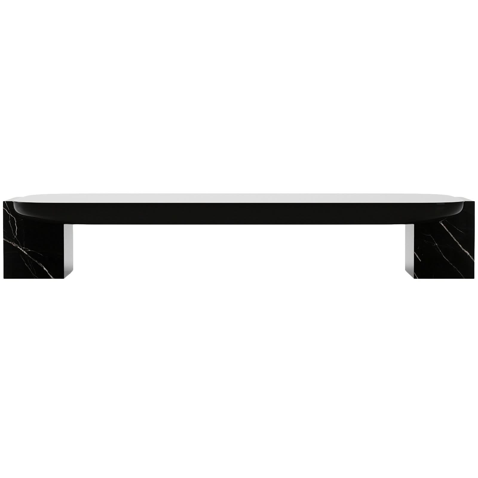 Caracole Overlap Rectangular Coffee Table in Dark   Nicholas John Interiors