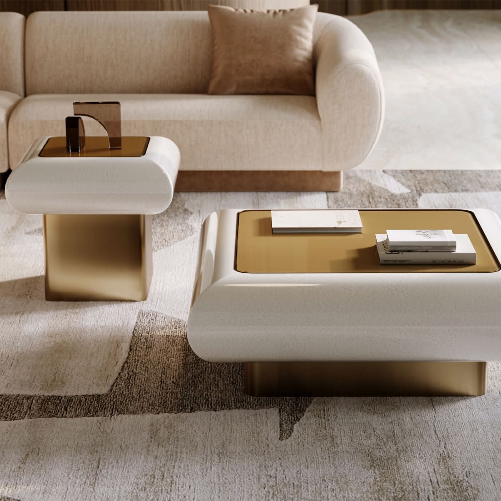 Caracole Seta Side Table Craze   Nicholas John Interiors
