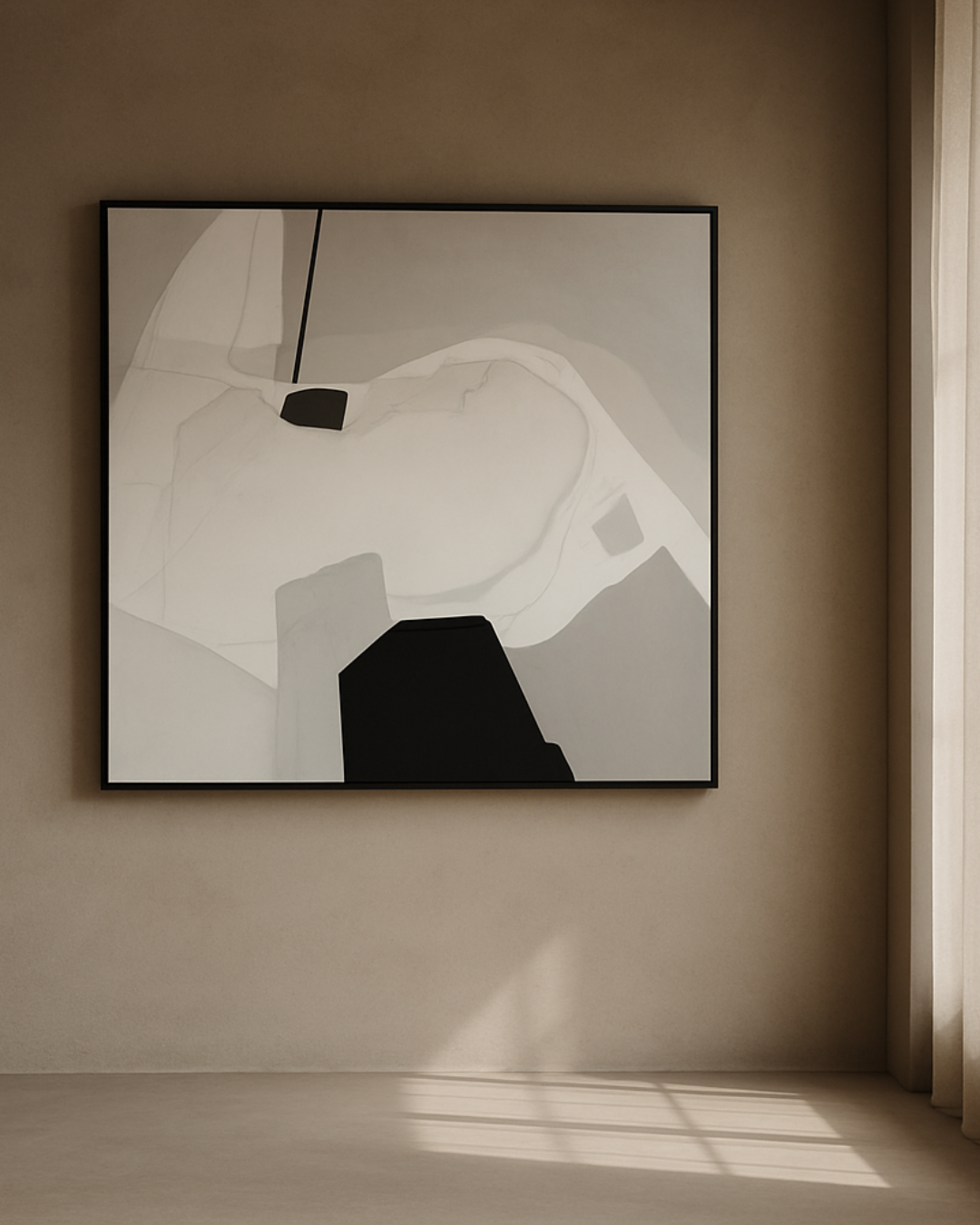 Tommy Franks Contour Oil Canvas   Nicholas John Interiors