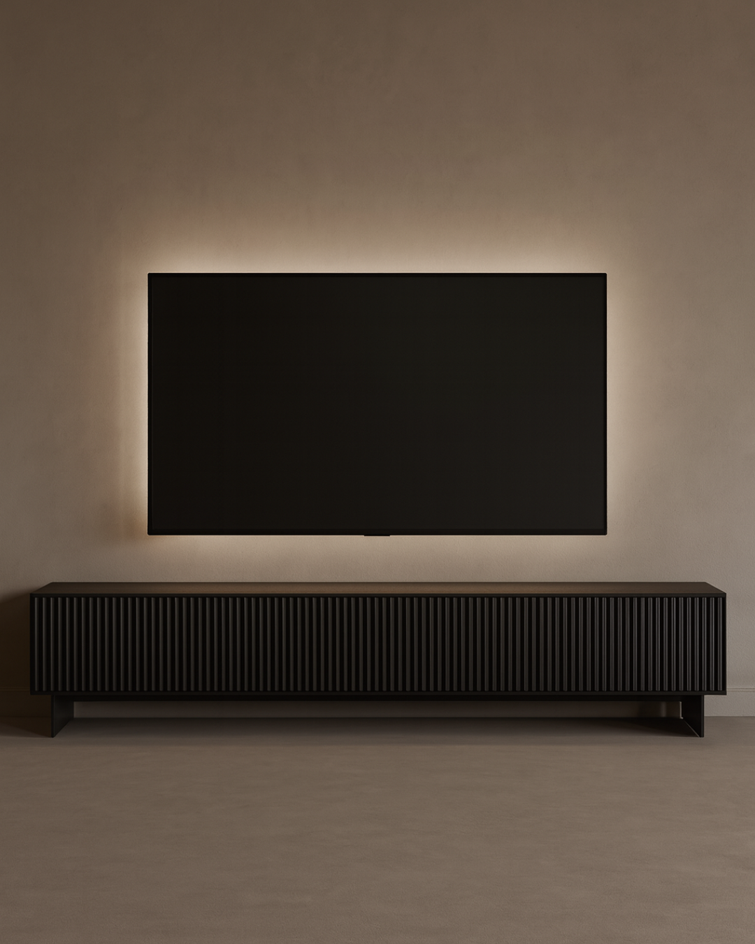 Costine 240 TV Unit - Black   Nicholas John Interiors