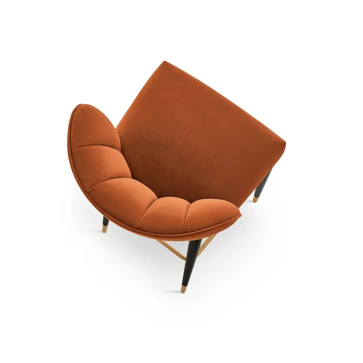Liang & Eimil Maya Bar Stool (Crib 5) in Megan Oxide & Brushed Brass - CLEARANCE - BRAND NEW BOXED   Nicholas John Interiors