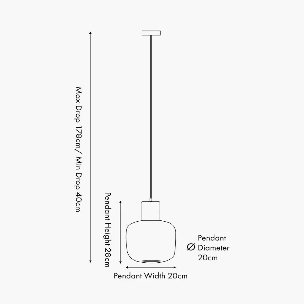 Camille Smoke Grey Circle Design Handcut Glass Pendant   Nicholas John Interiors