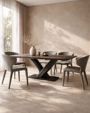 Campo Dining Table - Dark Oak   Nicholas John Interiors