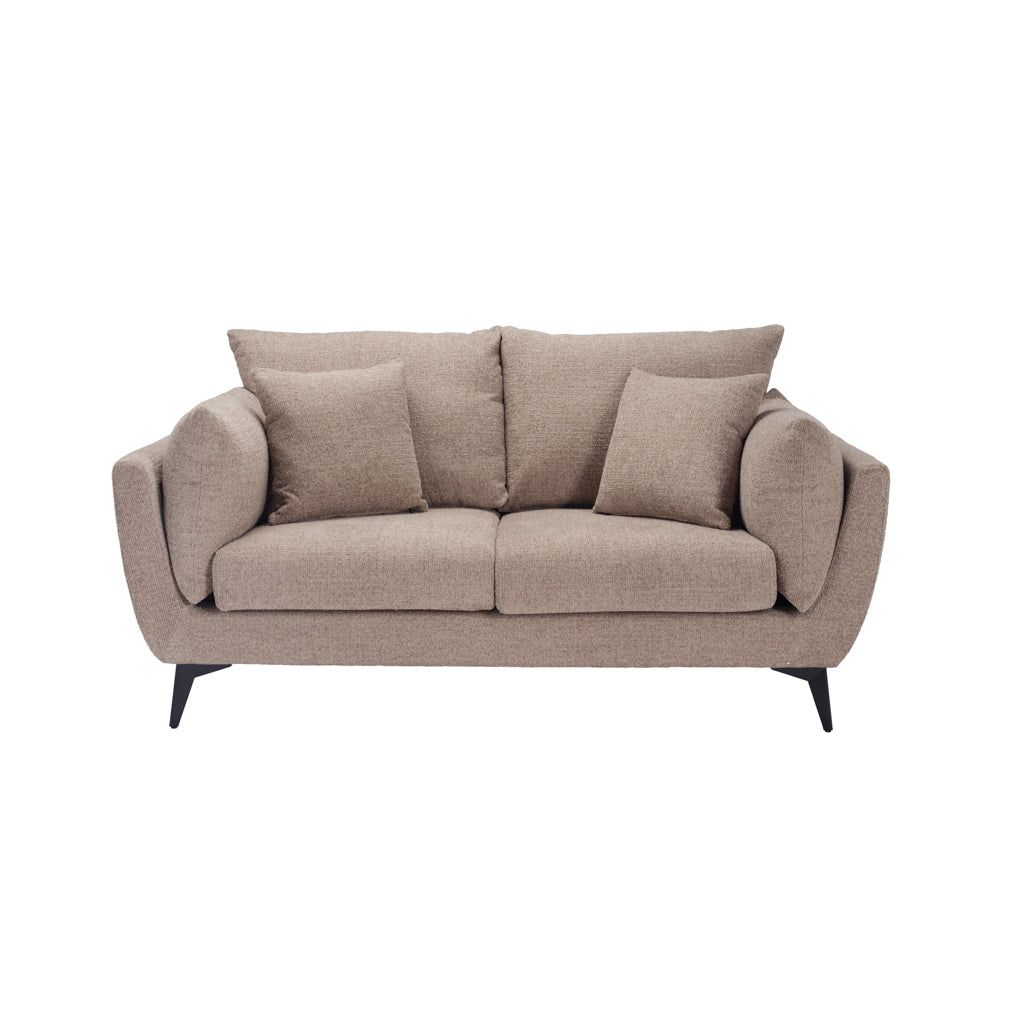 Ashford & Grey Carter Taupe 2 Seater Sofa