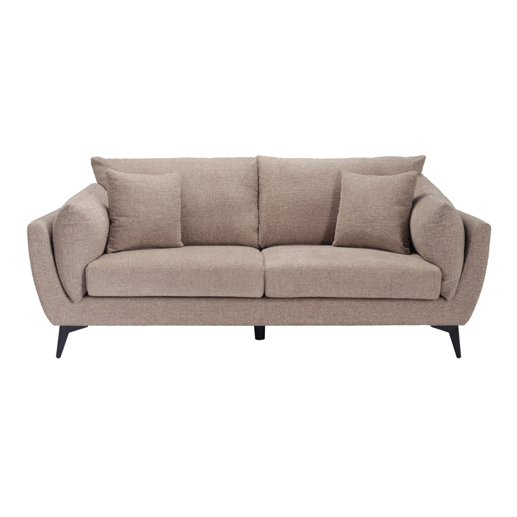 Ashford & Grey Carter Taupe 3 Seater Sofa