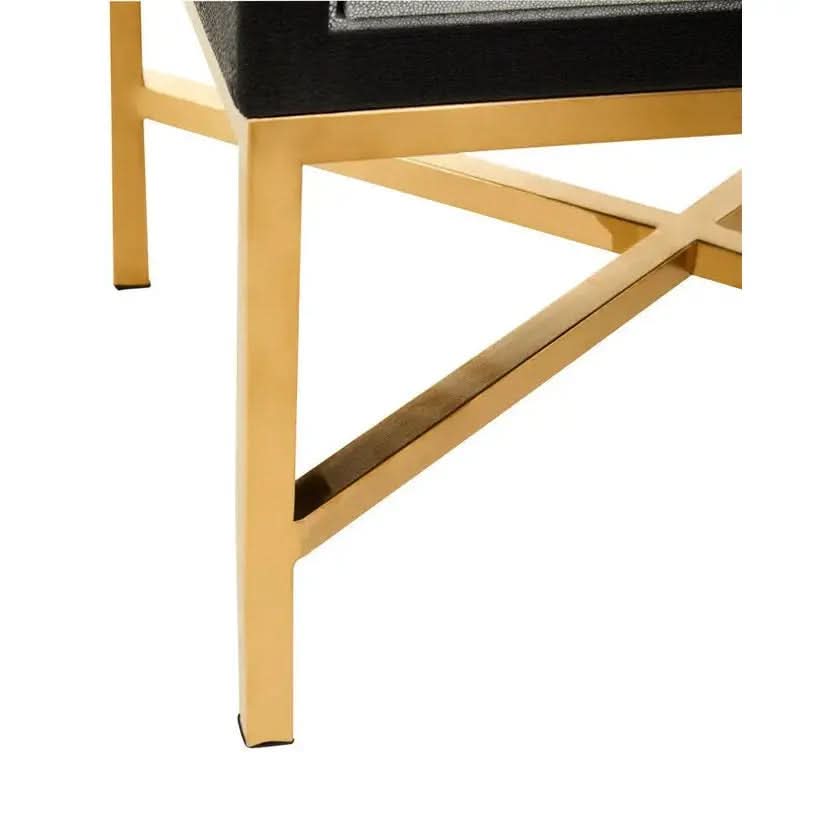 Caviz 1 Drawer Shagreen Side Table   Nicholas John Interiors