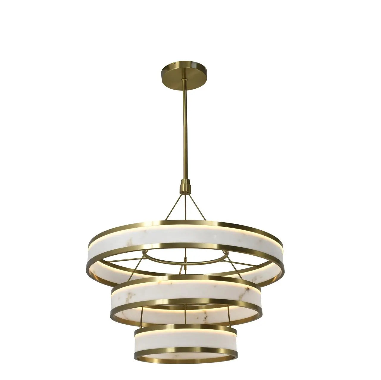 Chandelier Cealora white   Nicholas John Interiors