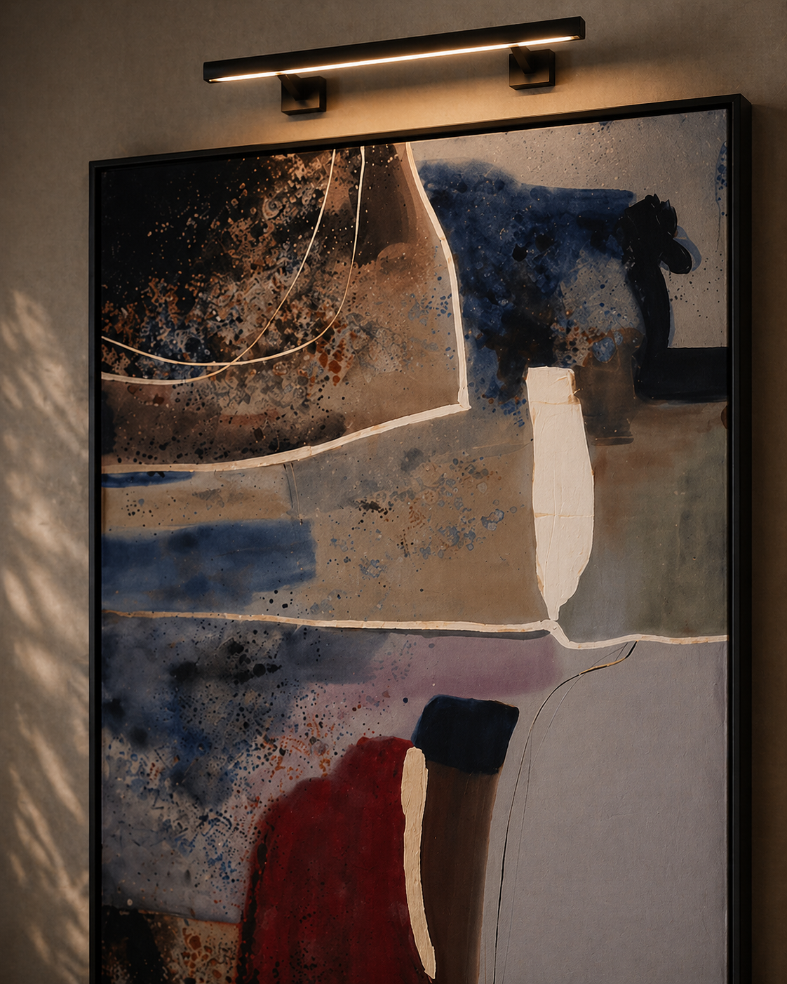 Tommy Franks Agate Wall Art Oil Painting   Nicholas John Interiors
