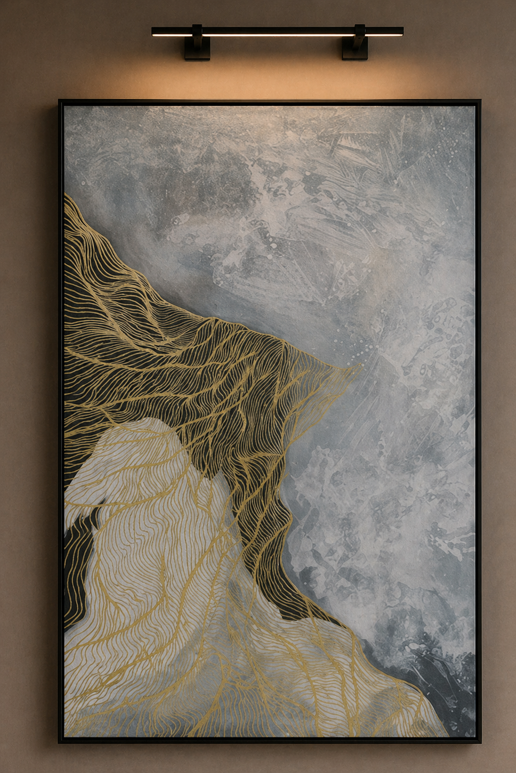 Tommy Franks Sandstorm Wall Art Oil Painting   Nicholas John Interiors