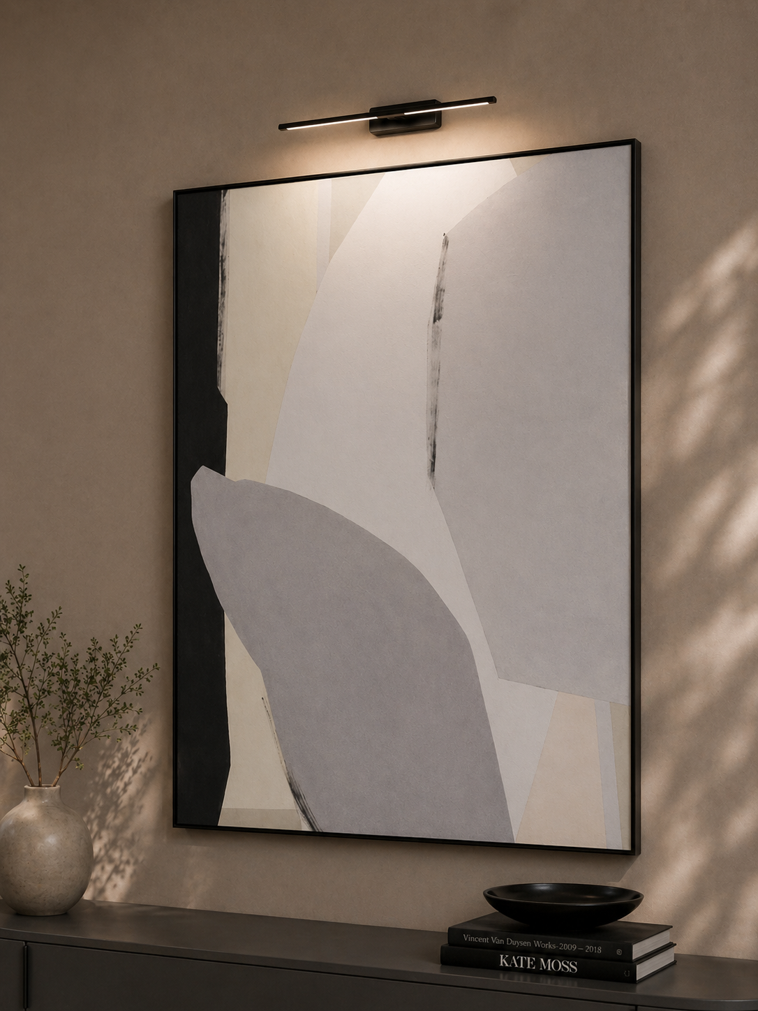 Tommy Franks Grey Fossil Wall Art   Nicholas John Interiors