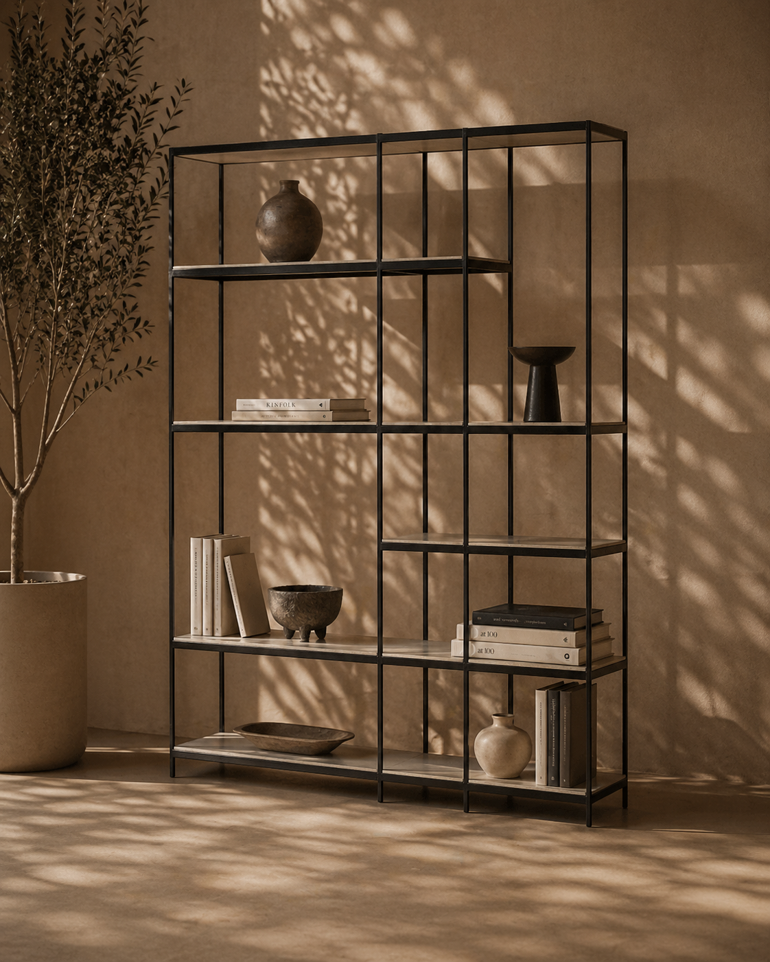 Tommy Franks Bolton Book Shelf   Nicholas John Interiors
