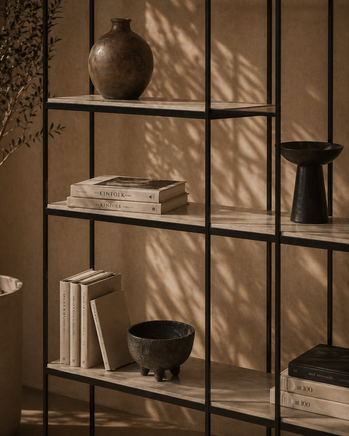 Tommy Franks Bolton Book Shelf   Nicholas John Interiors